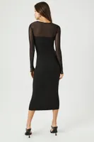 Robe midi Bodycon en filet