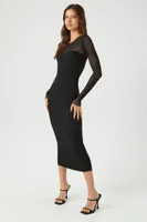 Robe midi Bodycon en filet