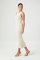 Ribbed Sleeveless Bodycon Maxi Dress