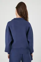 Knit Half-Zip Sweatshirt