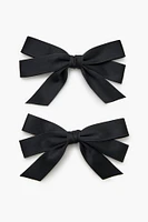 Bow Gator Hair Clip Set (2 Pcs)