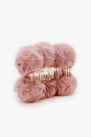 Pince à cheveux avec pompon