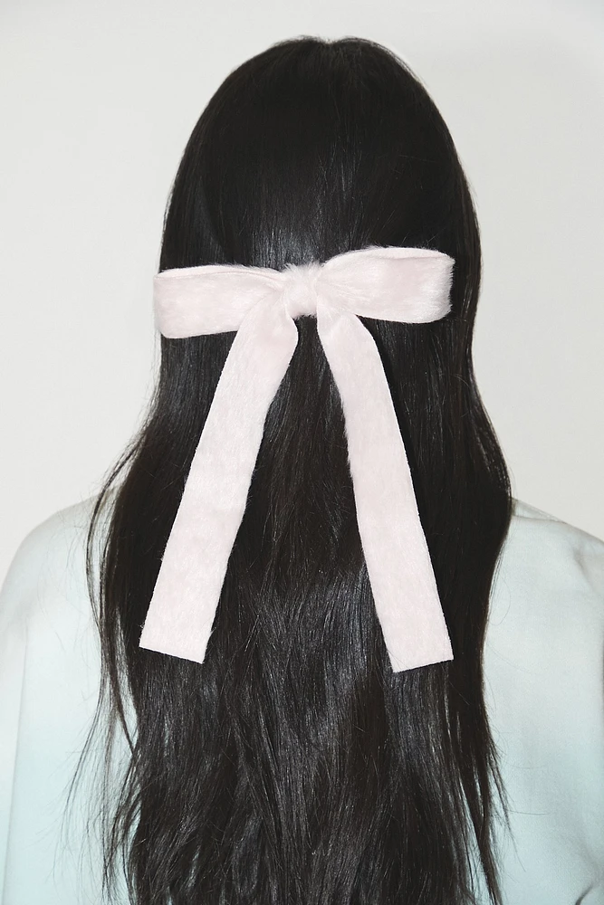 Oversized Bow Hair Barrette