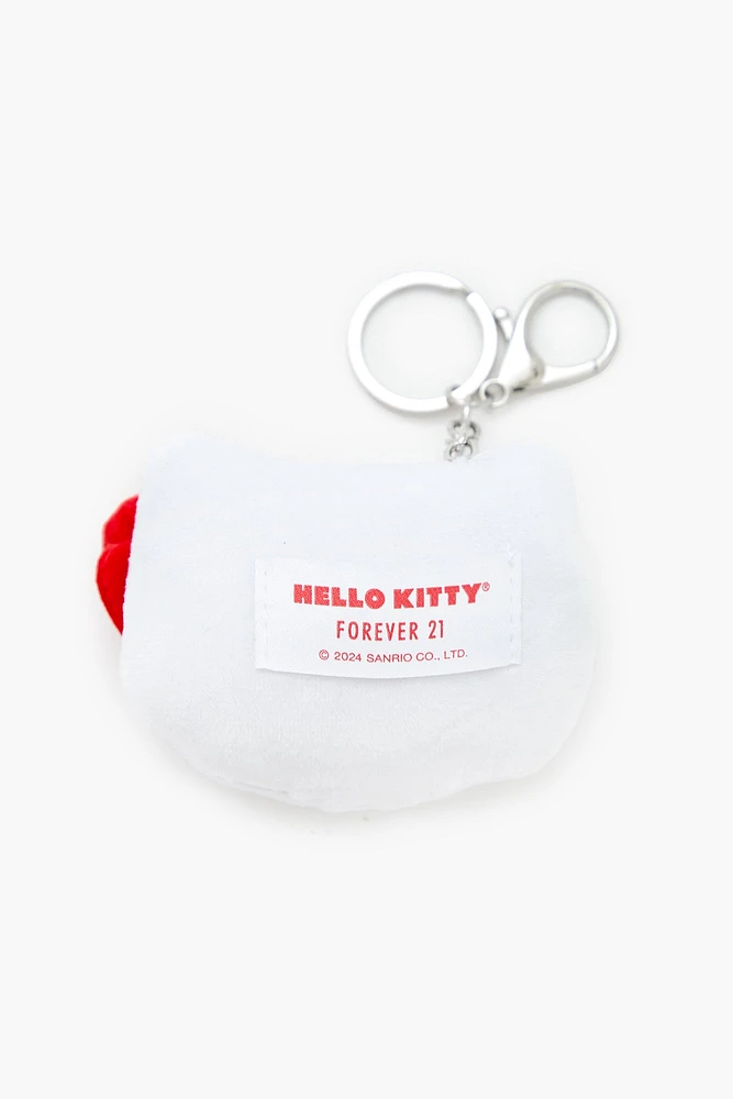 Porte-clés en peluche Hello Kitty