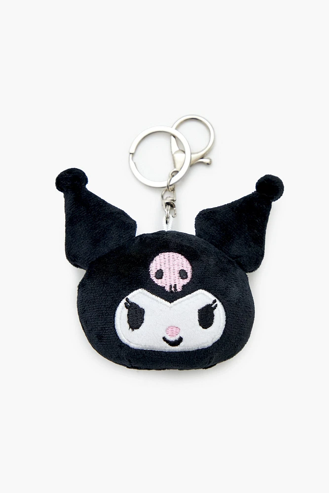 Porte-clés en peluche Kuromi