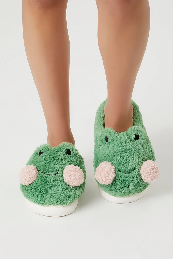 Plush Frog Slipper