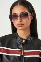 Oversized Square Gradient Sunglasses