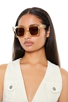 Tinted Thick Square Sunglasses