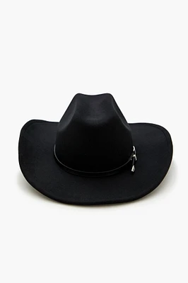 Dual Buckled-Trim Cowboy Hat