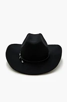 Dual Buckled-Trim Cowboy Hat