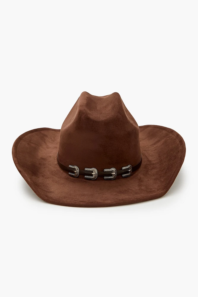 Buckled-Trim Cowboy Hat