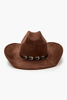 Buckled-Trim Cowboy Hat