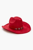 Buckled-Trim Cowboy Hat
