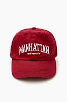 Manhattan Embroidered Baseball Hat