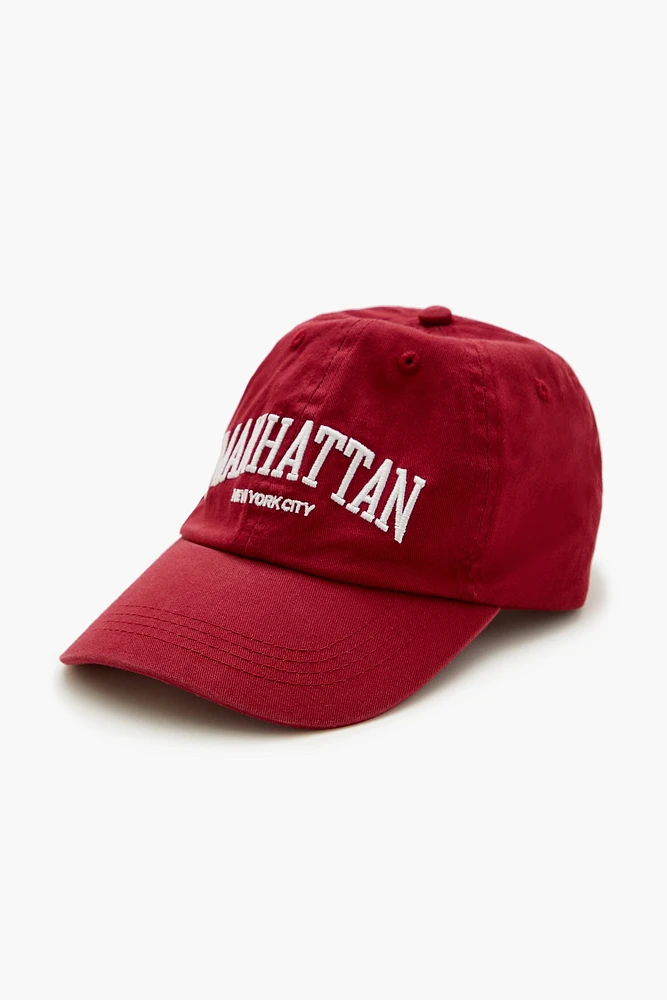 Casquette de baseball avec motif brofé Manhattan