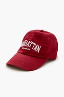 Manhattan Embroidered Baseball Hat