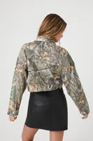 Cropped Camo Jacket