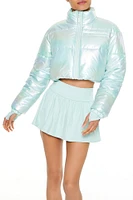 Active Iridescent Puffer Jacket