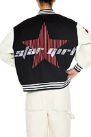 Star Girl Varsity Letterman Jacket