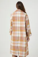 Plaid Longline Jacket