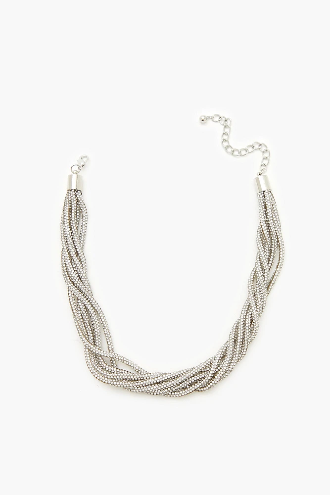 Collier torsadé avec pierres du Rhin