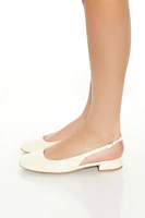 Faux Patent Leather Ballet Flats