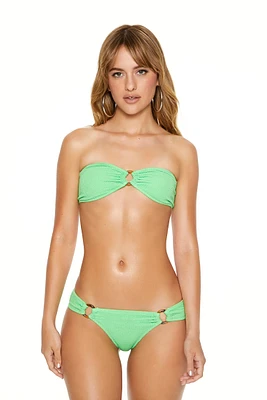 Seamless O-Ring Bandeau Bikini Top