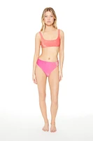 Glitter Knit High Rise Bikini Bottom