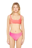 Glitter Knit High Rise Bikini Bottom