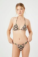 Geo Print Bikini Bottom