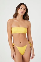 Seamless Ribbed Side Tie Bikini Bottom