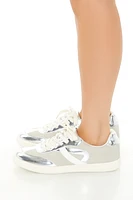 Metallic Low-Top Sneaker