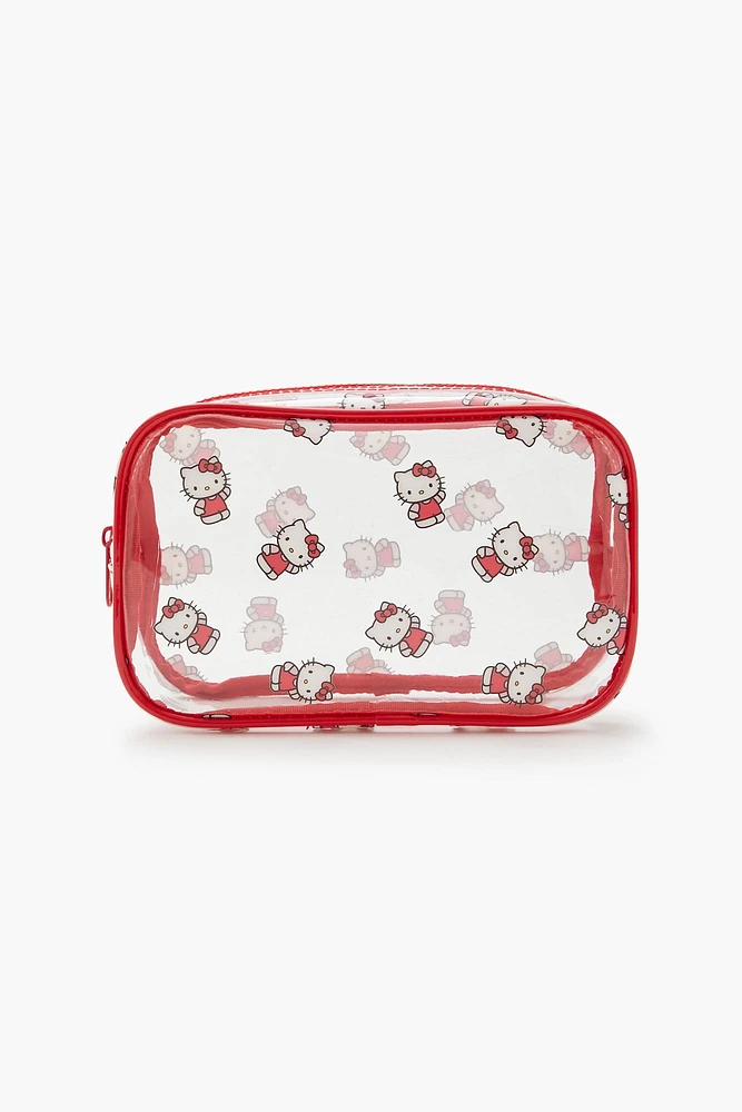 Trousse de maquillage à imprimé Hello Kitty