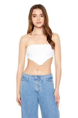 Ribbed Knit Ultra Cropped Top