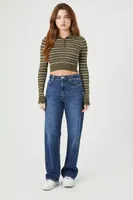 Striped Cropped Sweater