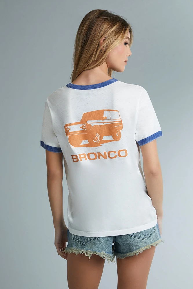 Ford Bronco Graphic Ringer T-Shirt