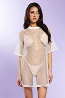 Fishnet Oversized T-Shirt