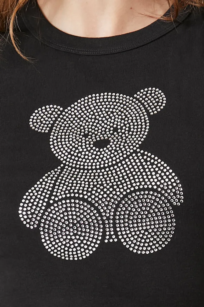 Rhinestone Teddy Bear T-Shirt