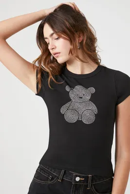 Rhinestone Teddy Bear T-Shirt
