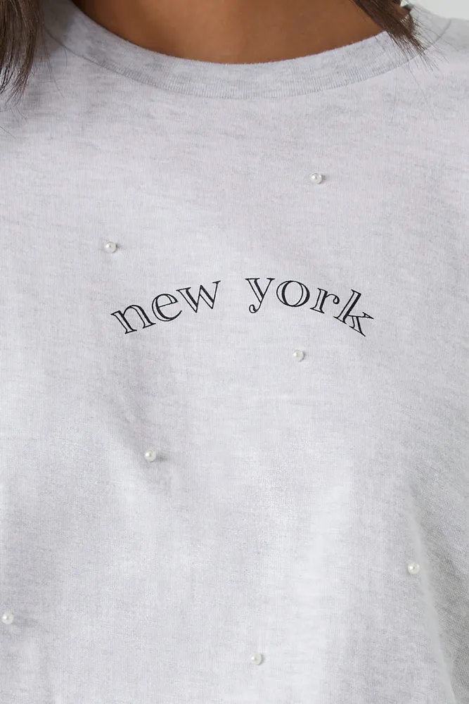 New York Pearl Graphic T-Shirt