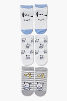 Pochacco Ankle Socks(3 Pack)