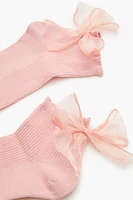 Bow Ribbon Ankle Socks