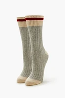 Striped Colourblock Crew Socks