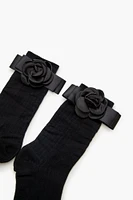 Rosette Crew Socks