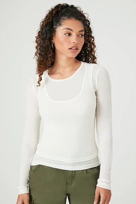 Layered Long Sleeve Combo Top