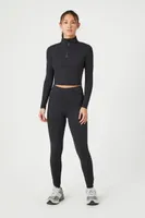 Active Half-Zip Cropped Jacket