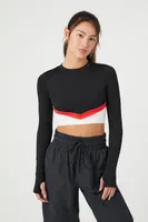 Active Seamless Thumbhole Crop Top