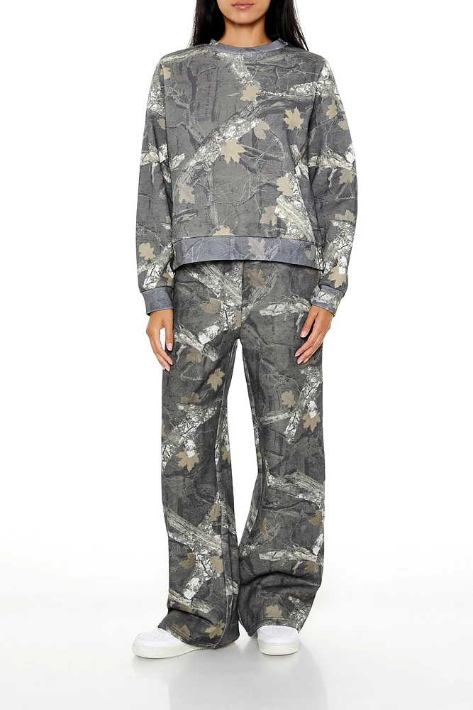 Pantalon d'entraÃ®nement en molleton avec motif camouflage