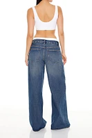 Wide Leg Low-Rise Jean