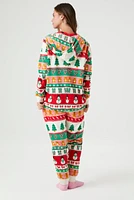 Fair Isle Christmas Pajama Jumpsuit